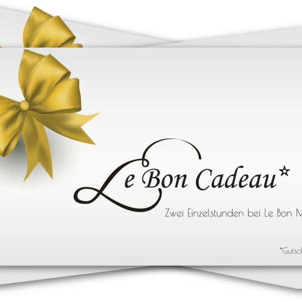 Gutschein: 2 Einzelstunden